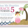 Printable Pirate And Princess Party Invitation