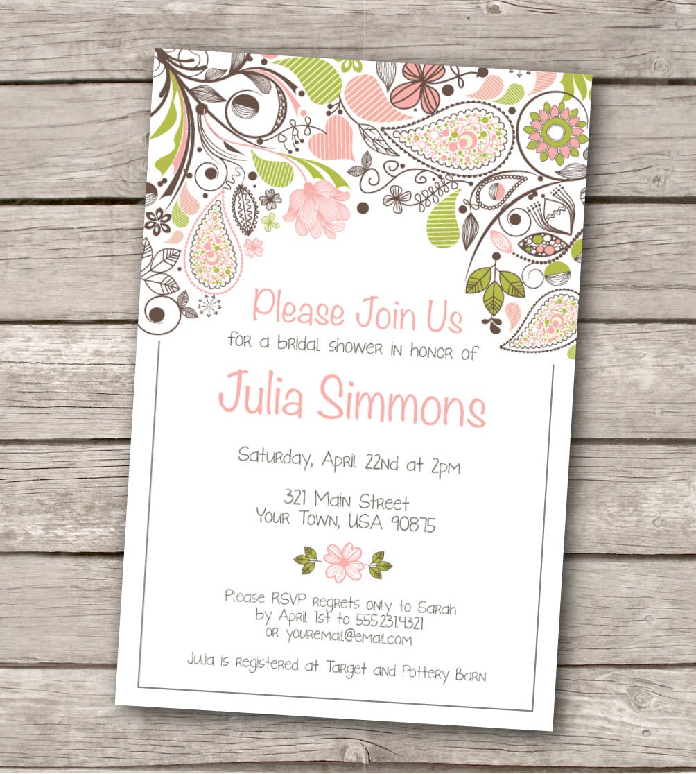 Printable Wedding Invitation Templates