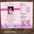 Quinceanera Template Invitation