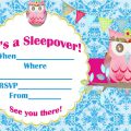 Sleepover Party Invitation