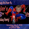 Spiderman Invitation Printable Free