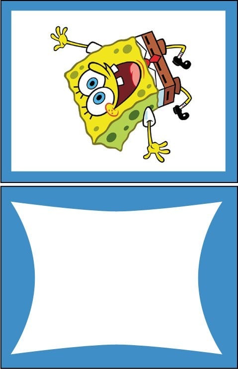 Sponge Bob Party Invitation