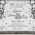 Sweet 16 Party Invitation