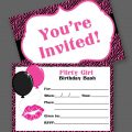 Birthday Teenage Invitation