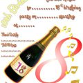18 Birthday Invitation Template