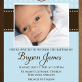 Baby Christening Invitation Template