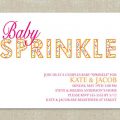Baby Sprinkle Invitation Free Invitation Template