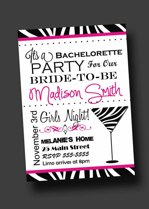 Bachelorette Party Invitations Free