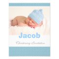 Baptismal Invitation For Baby Boy