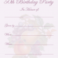 Birthday Party Invitation Card