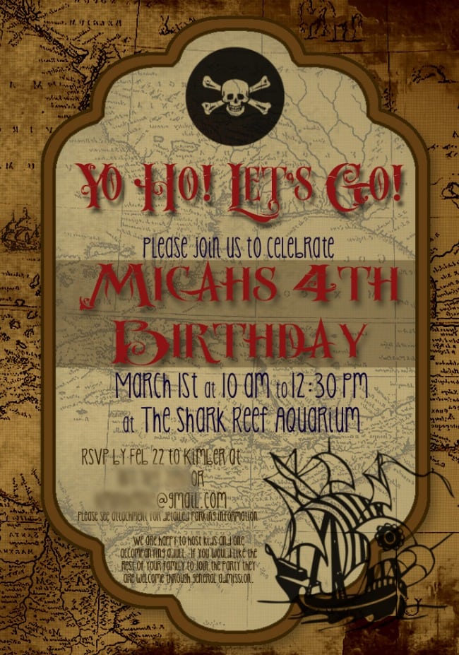 Birthday Party Invitation Download Free