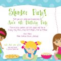 Slumber Party Invitation Template