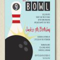 Bowling Birthday Invitation