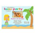 Luau Kids Invitation