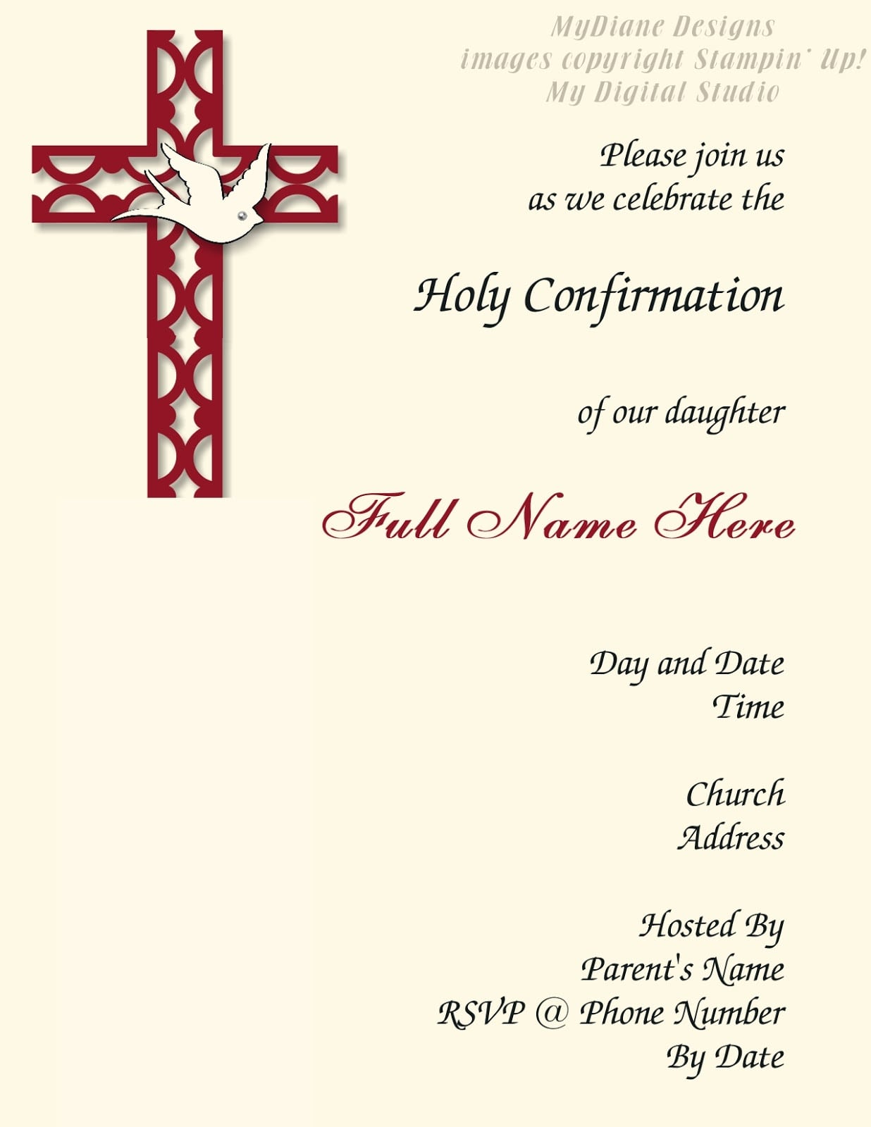 Free Printable Catholic Confirmation Cards