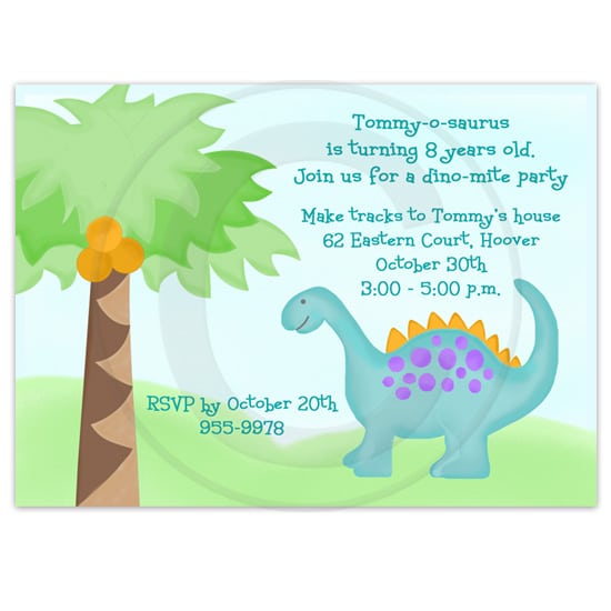 Dinosaur Party Invitations Dinosaur Party Invitations