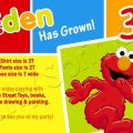 Elmo Photo Invitation