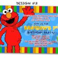 Elmo Printable Invitation