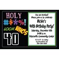 Samples Of 40th Birthday Invitation