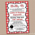 Free Baby Q Invitation Template