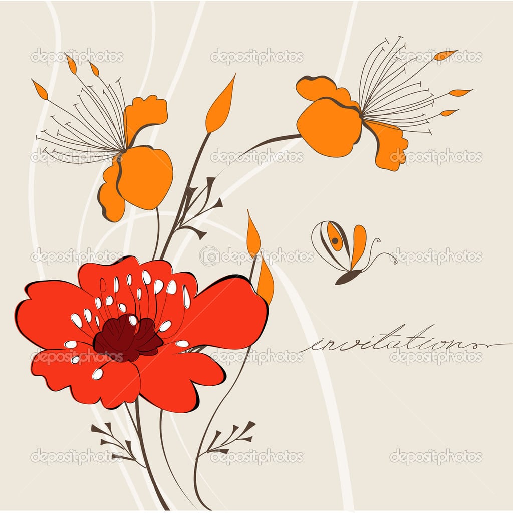 Free Download Garden Hello Kitty Invitation