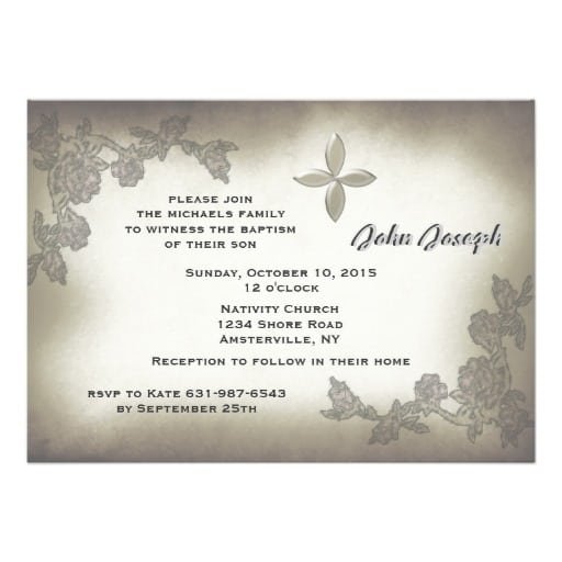 Free Download Invitation Templates For Baptism