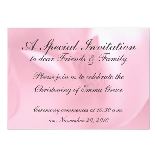 Free Download Templates For Baptism Invitations