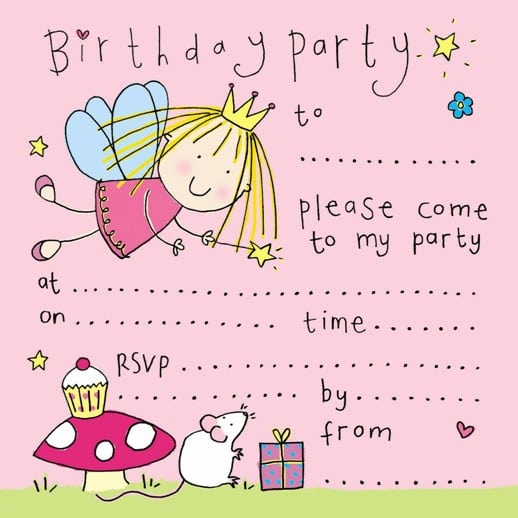 Free Fairy Party Invitations To Download
