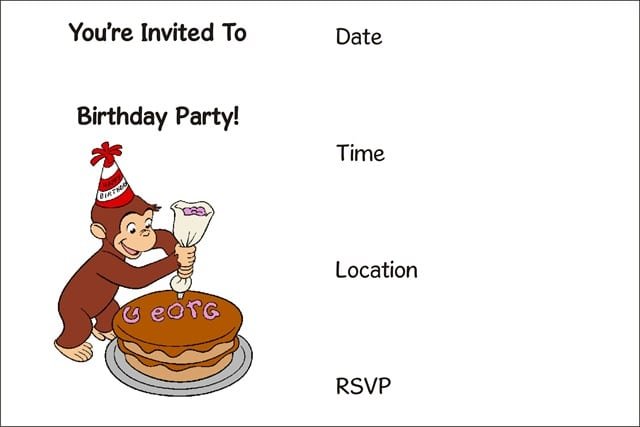 Free Girl Invitation Birthday Party Printable