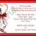 Free Easy Invitation Template Anniversary