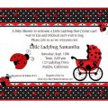 Free Printable Ladybug Baby Shower Invitation