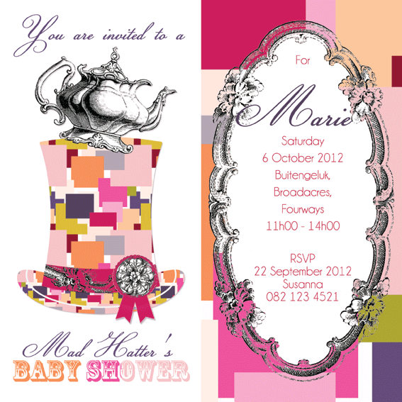 Free Mad Hatter Party Invitation Templates