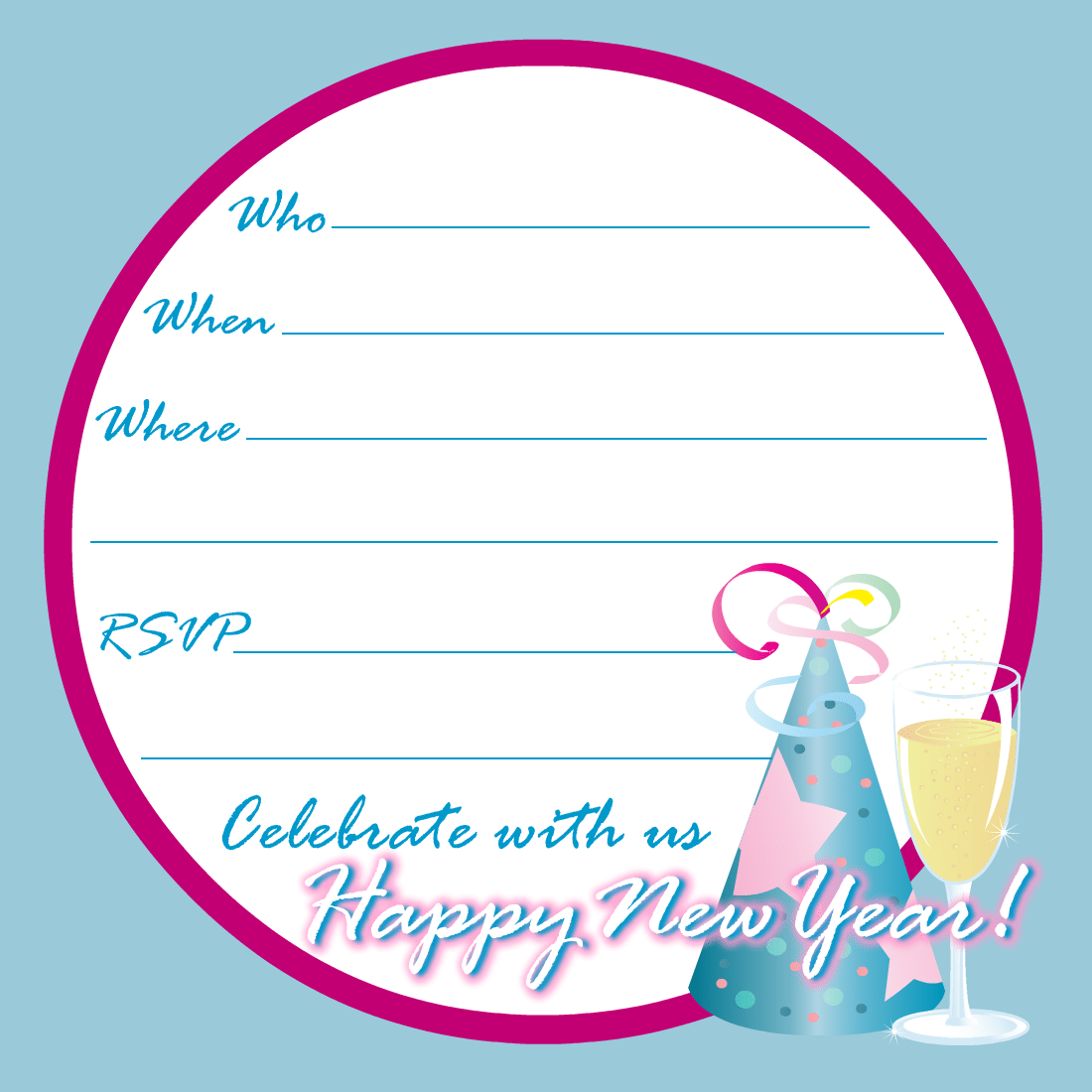 Free Party Invitations Printable