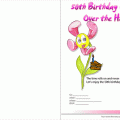 Free Printable Surprise 50th Birthday Invitation