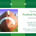 Free Printable Detroit Lions Football Birthday Invitation