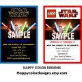 Free Printable Star Wars Party Invitation