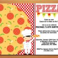Free Customized Pizza Party Invitation Template