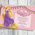Tangled Rapunzel Invitation
