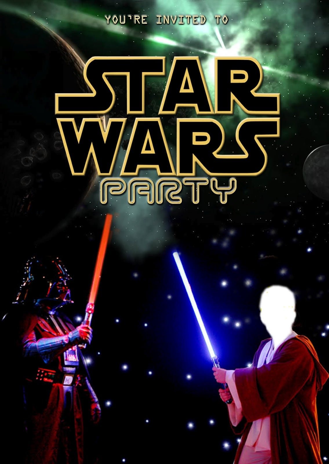 Free Star Wars Party Invitation Templates