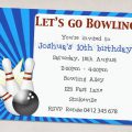 Free Ten Pin Bowling Party Invitation