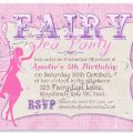Free Woodland Fairy Party Invitation Template