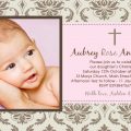 Girl Christening Invitation