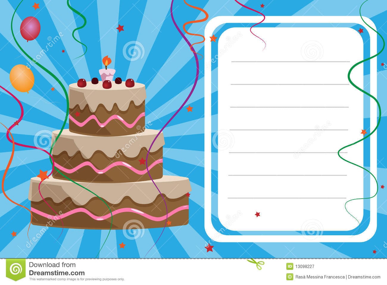 Invitation Card Birthday Boy