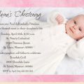 Invitation Card For Christening