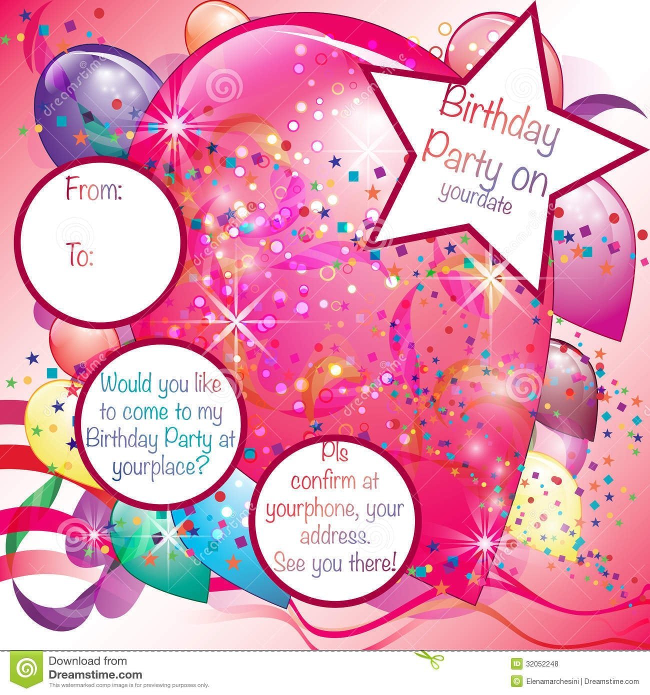 Invitation Card For Party Free
