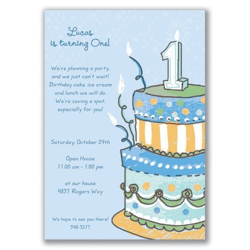 Invitation Card Of Birthday Party