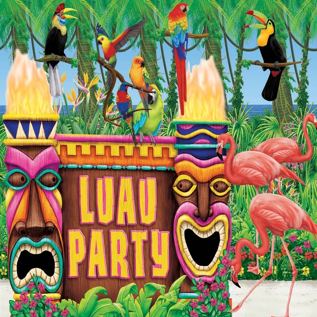 Invitation To Hawaiian Theme Party