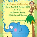 Boys Party Invitation Free