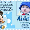 Baby Mickey Mouse Birthday Invitation Template