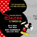 Mickey Mouse Printable Invitation